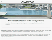 Tablet Screenshot of aluminco.es